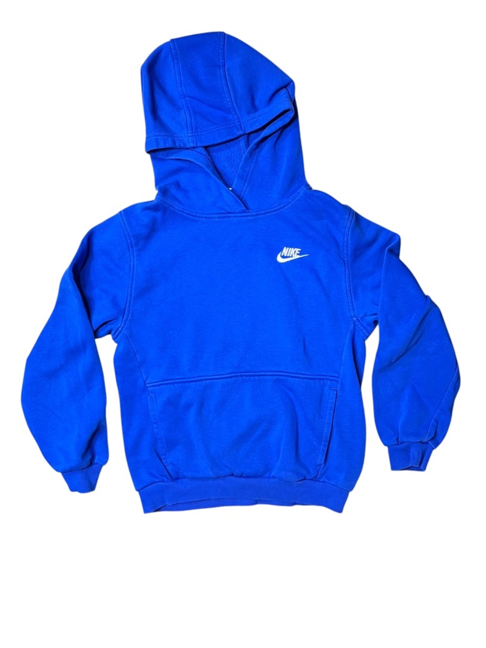Nike Kids Blue Hooded Pullover Sweatshirt